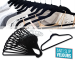 Set Van 35 Of 50 Magische Kledinghangers - Bekleed Met Anti Slip Velours!