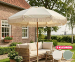 Houten Parasol Met Franjes 180 cm - UV50+ Bescherming Met Luxe Uitstraling!