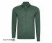 Mario RUsso Full Zip Cardigan-Duck green-M