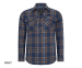 Mario Russo Comfort Fit Overshirt-Navy-3XL
