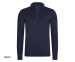 Mario Russo Half Zip Sweater-Navy-XL