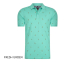 100% Katoenen Mario Russo Palm Tree Polo-Fresh groen-3XL