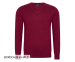 Mario Russo Pullover-Bordeaux V-hals-XL