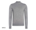 Mario Russo Turtle Neck Trui-Grijs-L