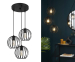 3-Delige Metalen Hanglampenset - Voor Gezelligheid In Huis!