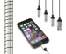 Metalen USB Laadkabel Met Lightning, Micro USB Of USB-C!