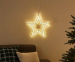 Metalen Kerstster Met 500 LEDs - Warm Feestlicht Met Timerfunctie!