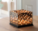 Candle Light Mirror Glass Voor 9 Waxinelichtjes - Met Oneindig Spiegelende Lichtjes!