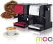 Moa Design Espressomachine Met Melkopschuimer - Zet Thuis Heerlijke Koffie Naar Eigen Smaak!