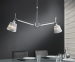 Multiflex Design Hanglamp - Verstelbare Lamp Met Stoffen Kappen!
