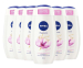 6-Pack Nivea Douchegel Blossom Up Sakura - Met Arganolie!