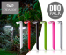 O' DADDY Haakse Solar Led Tuin Lampen in 6 Kleuren - 1+1 GRATIS!