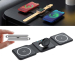 iBello Opvouwbare 3-In-1 Draadloze Lader - Voor iPhone & Android!