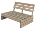 2-Zits Palletbank - Heerlijk Relaxen In Tuin Of Op Het Balkon!