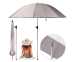 Staande Parasol 220 cm Grijs - Met Kantelfunctie!