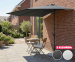 Parasol Halfrond 270cm - Verkrijgbaar In 2 Kleuren!