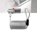 Computer- Laptopslot Met Zelfoprollende Kabel - Met Handige Lettercombinatie!