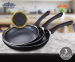 3-Delige Peterhof Pannenset Met Ultrasterke Anti-Stick Marmer Coating!