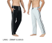 2-Pack Pierre Calvini Loungewear-Lang zwart En grijs-XXL