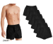 Pierre Calvini Wijde Boxershorts-Zwart-XXXL