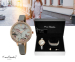 Pierre Cardin Giftset - Set Van Luxe Oorbellen, Horloge En Armband!