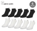6 Paar Pierre Cardin Sneaker Sokken - Verkrijgbaar In Zwart Of Wit!