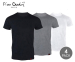 4-Pack Pierre Cardin Heren T-Shirts - In 3 Kleuren Verkrijgbaar Met V- Of Ronde Hals!