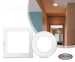 Inbouw Plafondlamp LED Rond Of Vierkant Model - Vandaag 1+1 GRATIS!