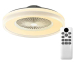 Plafondventilator met LED-lamp 60 cm Wit