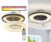 Plafondventilator met LED-lamp 50 cm