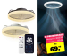 Plafondventilator Met Verlichting En App - Fluisterstille Slimme Verkoeling Voor Elk Seizoen!