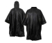 Stevige Poncho Herbruikbaar Zwart - Onmisbaar Bij Slecht Weer!