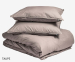 Primaviera Deluxe Egyptisch Katoenen Dekbedovertrek-Taupe-140 x 200/220 | 1-persoons