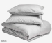 Primaviera Deluxe Egyptisch Katoenen Dekbedovertrek-Grijs-140 x 200/220 | 1-persoons