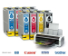 1+1 SET GRATIS: Cartridges Voor HP, Epson, Brother & Canon Printers!