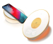 Qi Oplader Met Verlichting En Klok - Laadt Draadloos Je Telefoon Op!