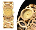 Quartz Horloge Met Ringen - Elegant En Herkenbaar Model!