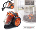 Royalty Line Zakloze Cycloon Stofzuiger - Met HEPA Filter Voor Schone Lucht!