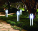 Set Van 4 Luxe RVS LED Tuinlampen - Met Zonnepaneel & Lichtsensor!