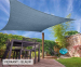 XL Schaduwdoek-Blauw-Vierkant (3x3 meter)