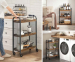 iBella Living Keukentrolley - Voor Keuken, Woonkamer, Washok, Etc.!