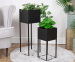 2-Delige Set Plantenstands - Verhoogd Op Standaard!