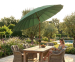 Luxe Shanghai Parasol 280cm Donkergroen - Unieke Look Met 24 Baleinen!