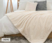 Ridgeline Sherpa Fleece Deken-Crème-130 x 150 cm