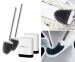 Toiletborstelset Siliconen met Houder