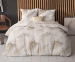 Sleeptime Dekbedovertrek - Jayda Taupe - 200 x 200/220 | 2-persoons