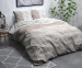 Sleeptime Flanellen Dekbedovertrek - Gino Taupe - 240x200/220