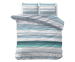 Sleeptime Dekbedovertrek - Carl Turquoise - 140x200/220 | 1-persoons