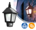 Solar LED Buitenlamp Met Bewegingssensor - Unieke Nostalgische Look!