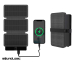 Opvouwbare Solar USB Oplaad Pad - Voor Telefoons, Readers, Koptelefoon, Etc.!